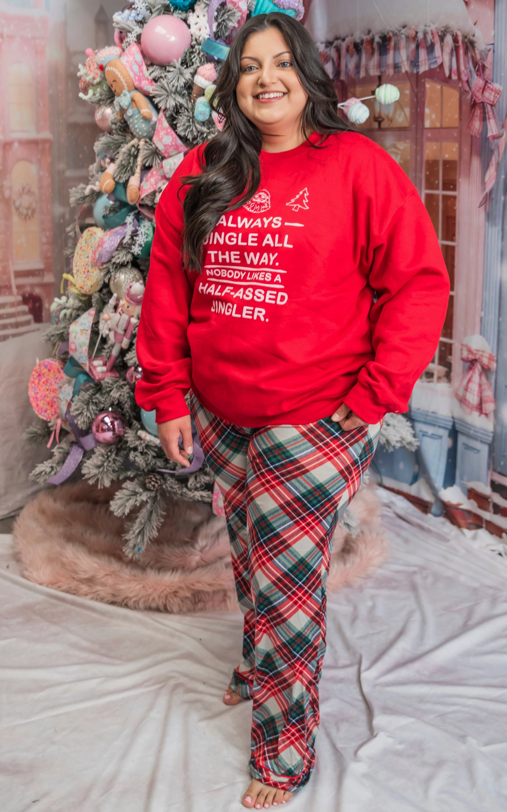 Prancers Plaid Hello Mello Holiday Pajama Pants - Final Sale