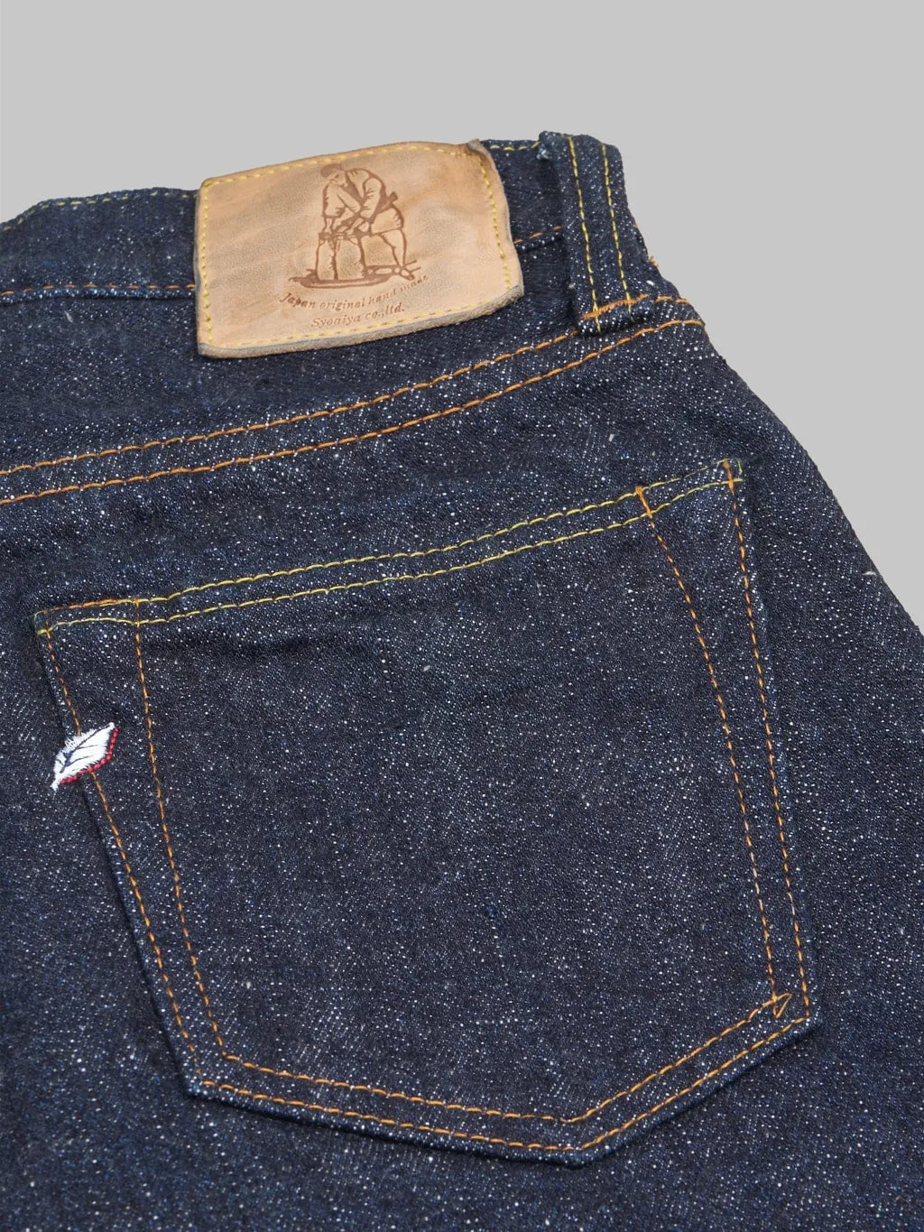 Pure Blue Japan SLB-013 Slub Denim 16.5oz Slim Tapered Jeans