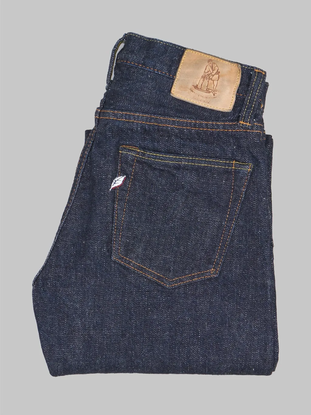 Pure Blue Japan SLB-019 Slub Denim 16.5oz Relaxed Tapered Jeans