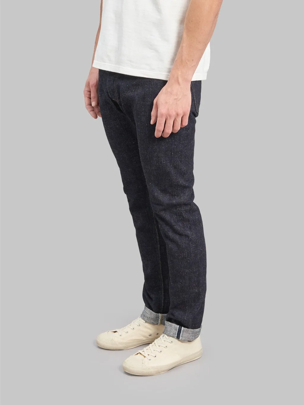 Pure Blue Japan SLB-019 Slub Denim 16.5oz Relaxed Tapered Jeans