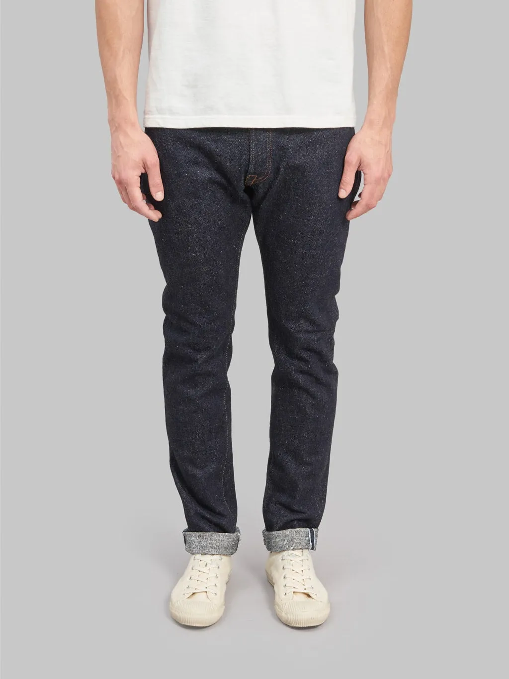 Pure Blue Japan SLB-019 Slub Denim 16.5oz Relaxed Tapered Jeans