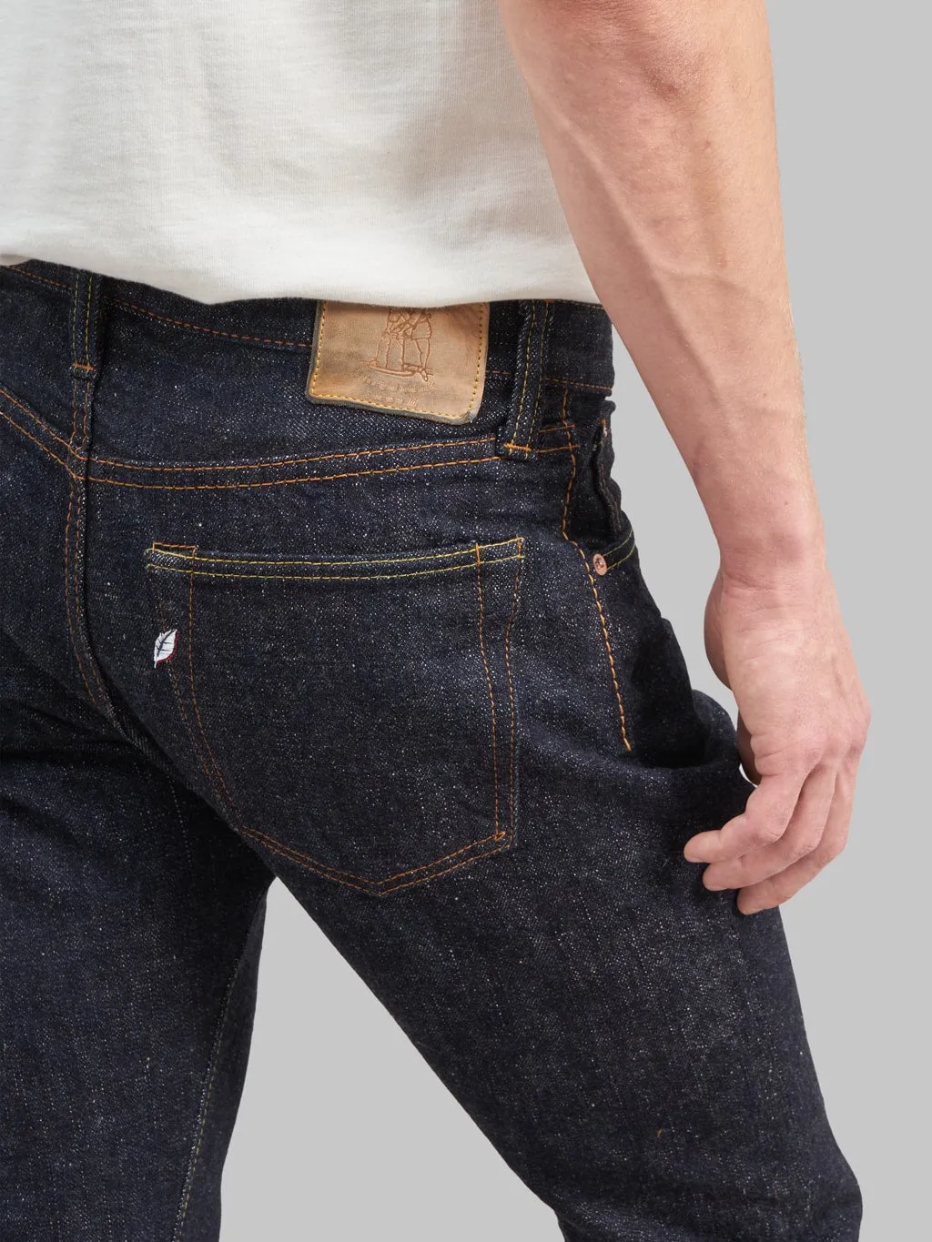 Pure Blue Japan SLB-019 Slub Denim 16.5oz Relaxed Tapered Jeans