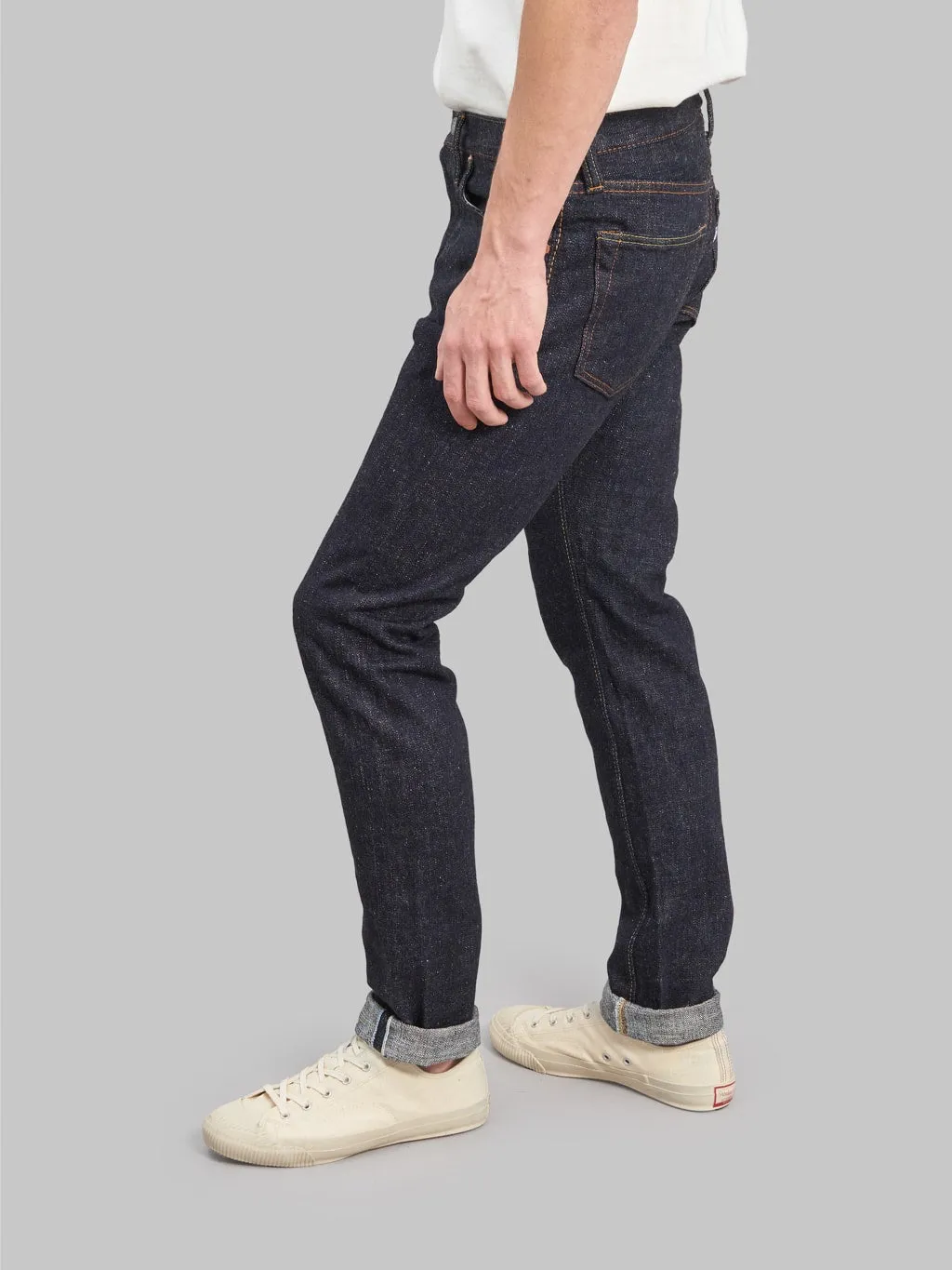 Pure Blue Japan SLB-019 Slub Denim 16.5oz Relaxed Tapered Jeans