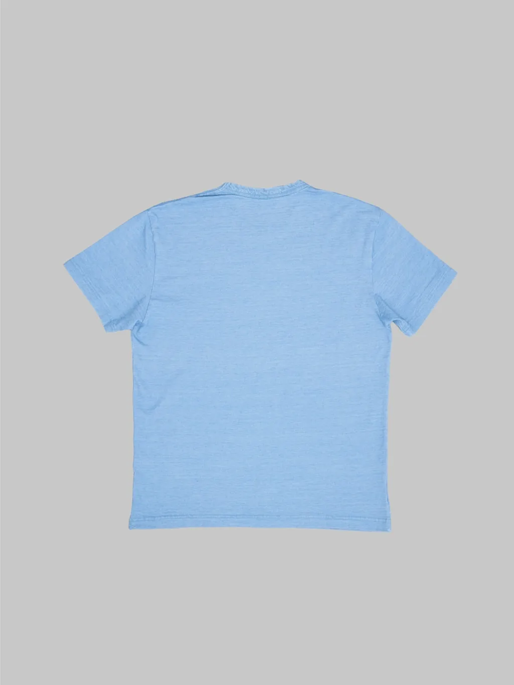 Pure Blue Japan SS5011-P Pale Indigo Dyed Crewneck T-Shirt