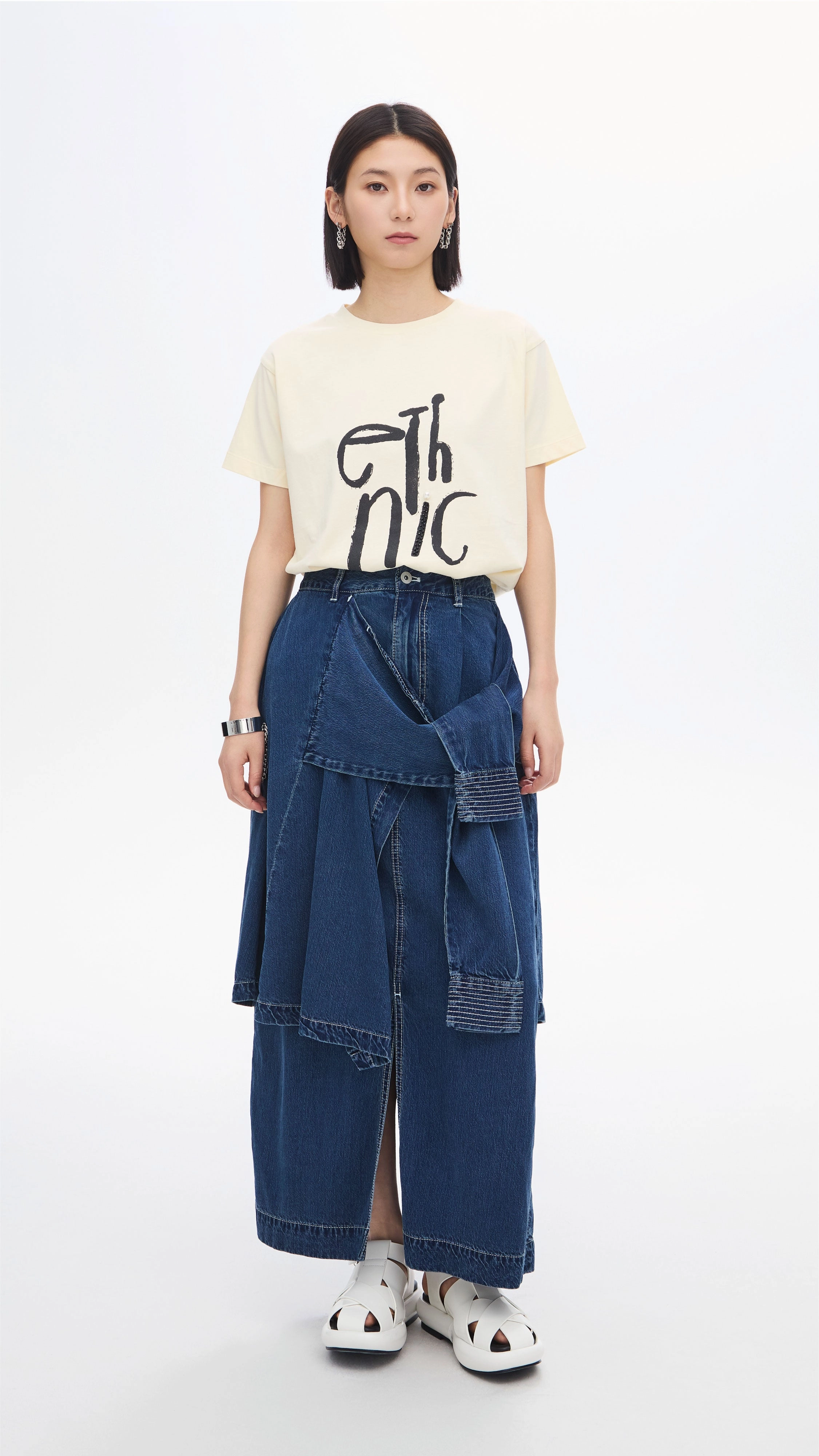 Rebuilt Denim Skirt