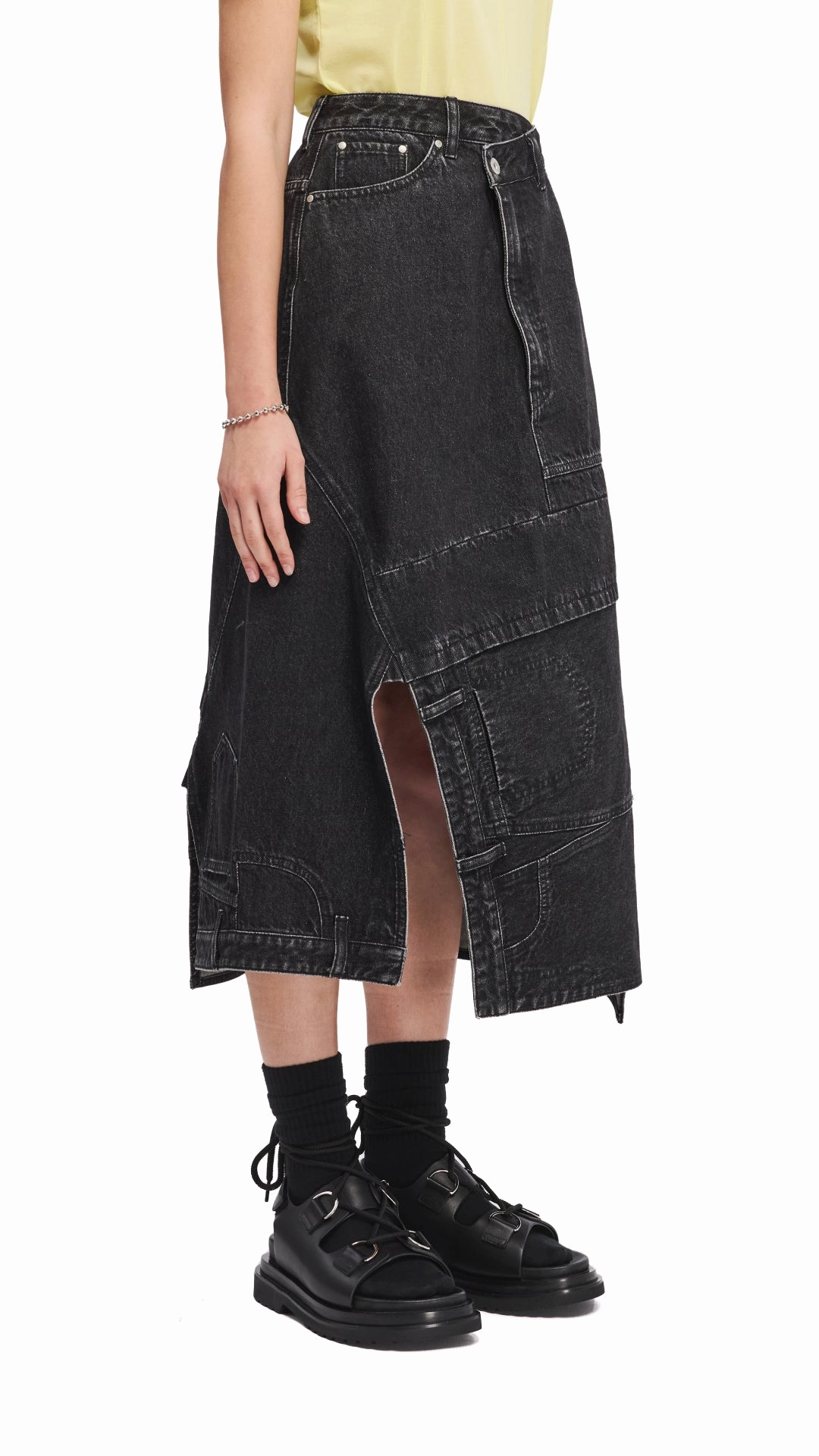 Rebuilt Denim Skirt