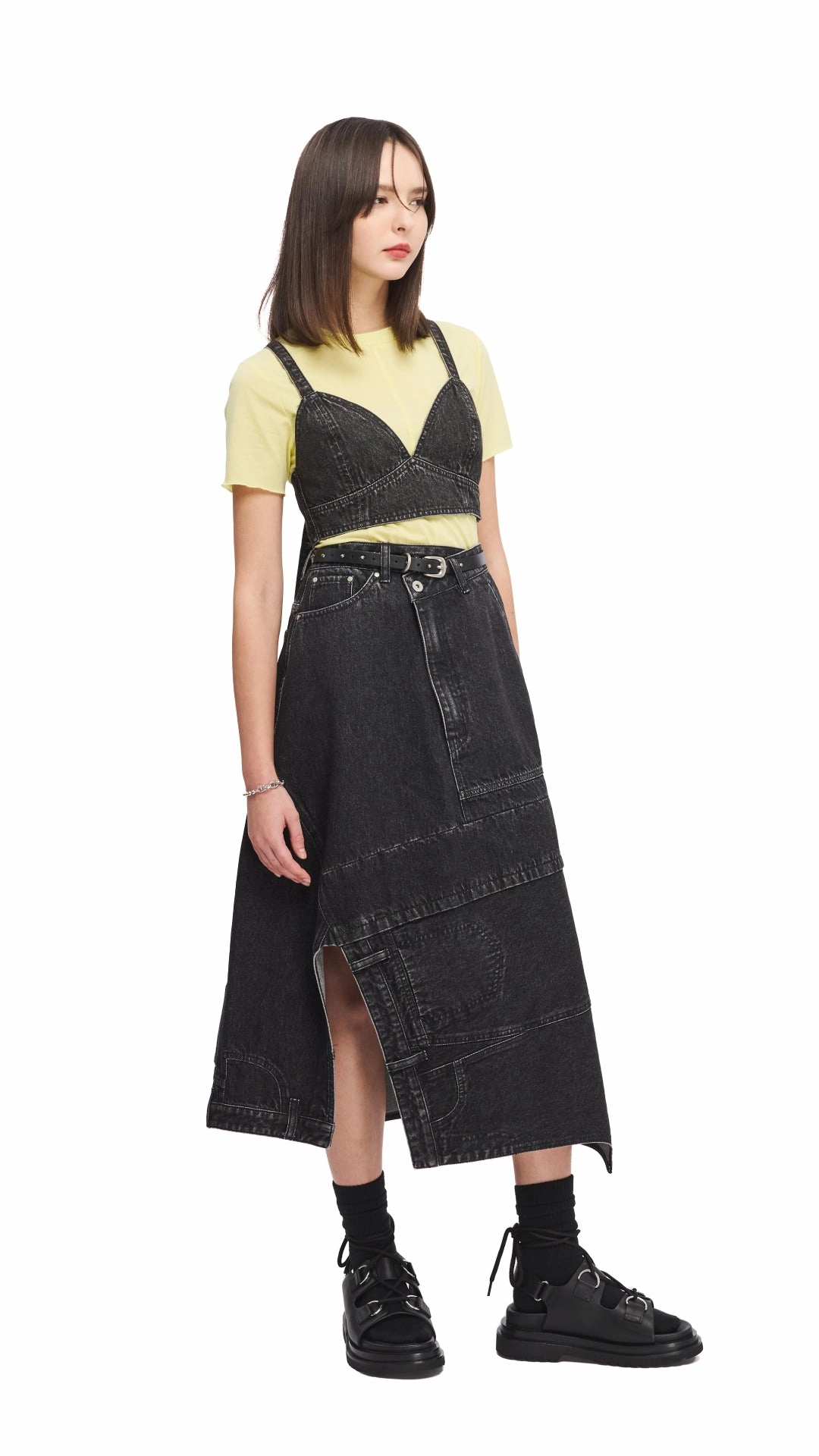 Rebuilt Denim Skirt