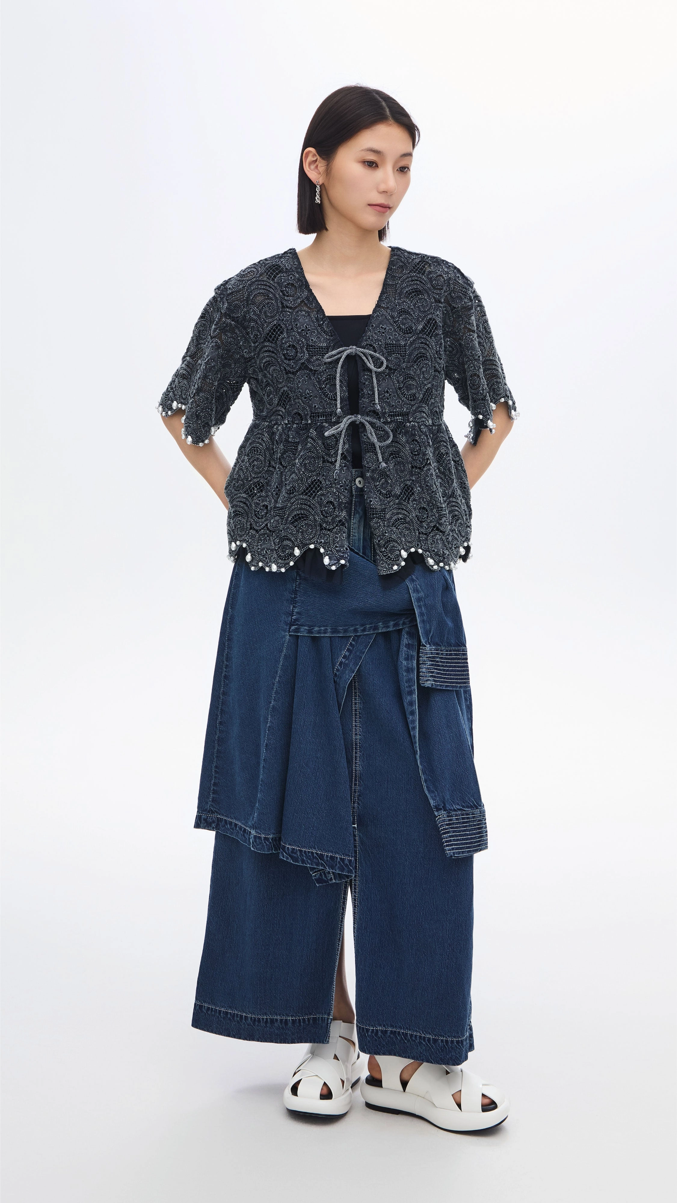 Rebuilt Denim Skirt