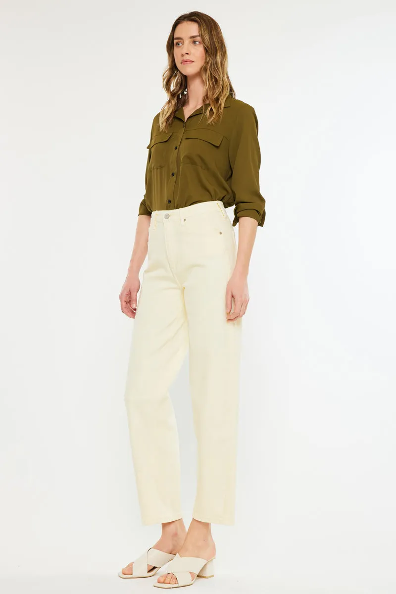Retrice High Rise Slim Balloon Jeans
