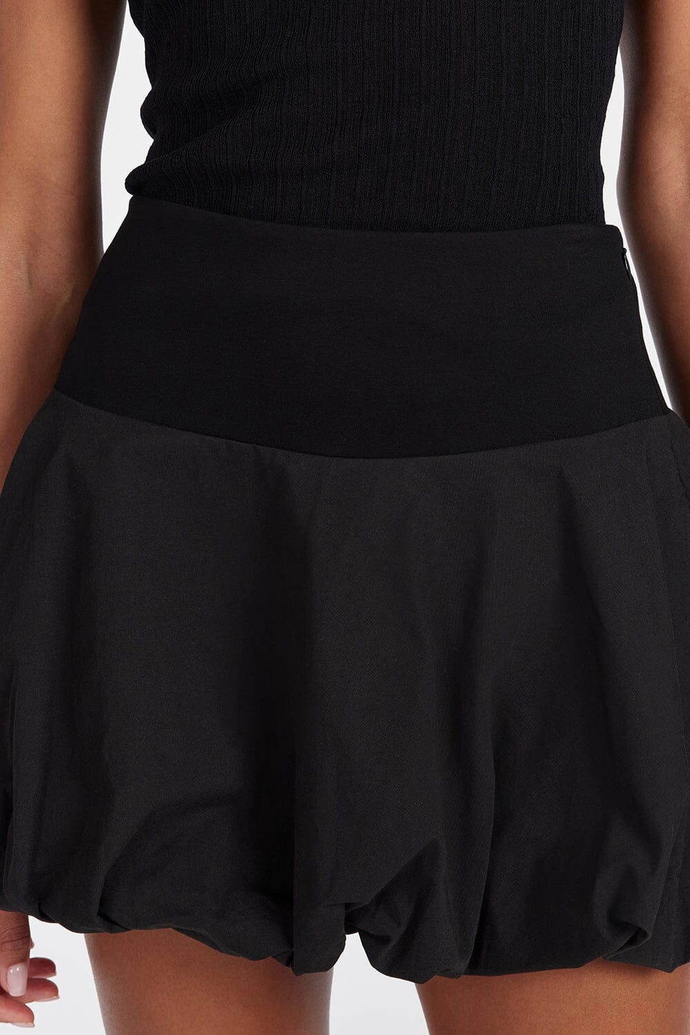 RUEBEN BLACK MINI SKIRT