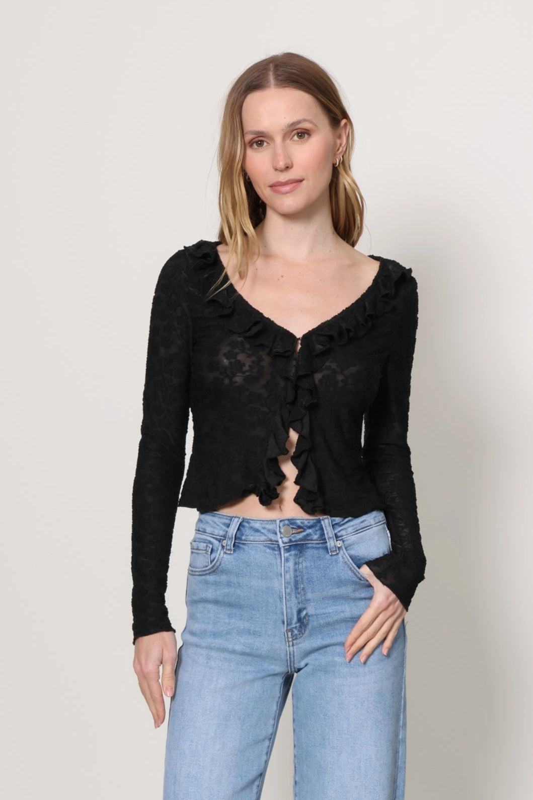 Ruffling Feathers Top