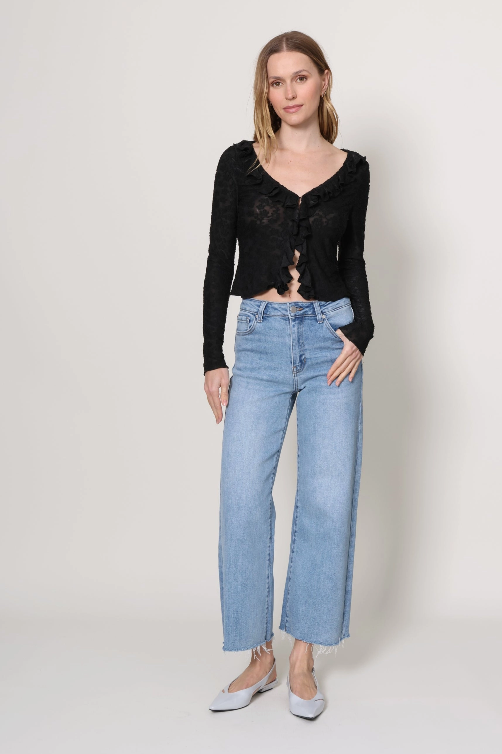 Ruffling Feathers Top