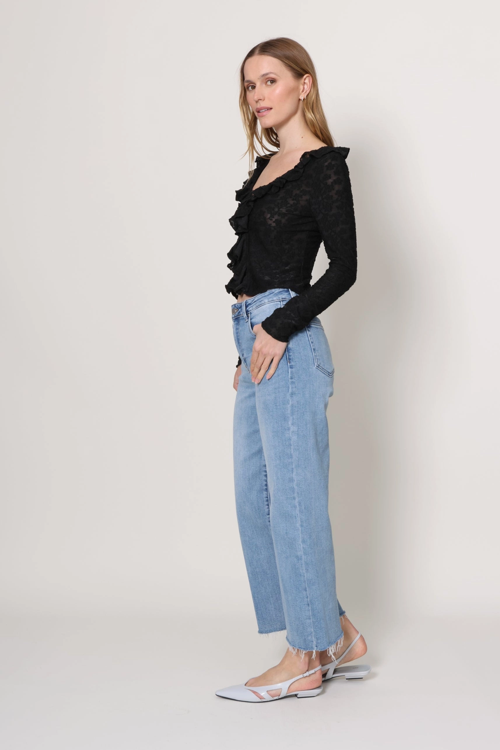 Ruffling Feathers Top