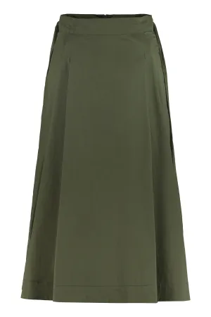 'S Max Mara Tegola Pleated Midi Skirt