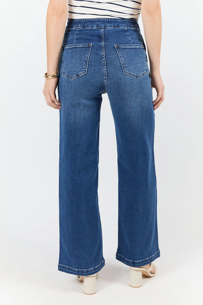 Sailor Medium Wash Wide Leg Jeans