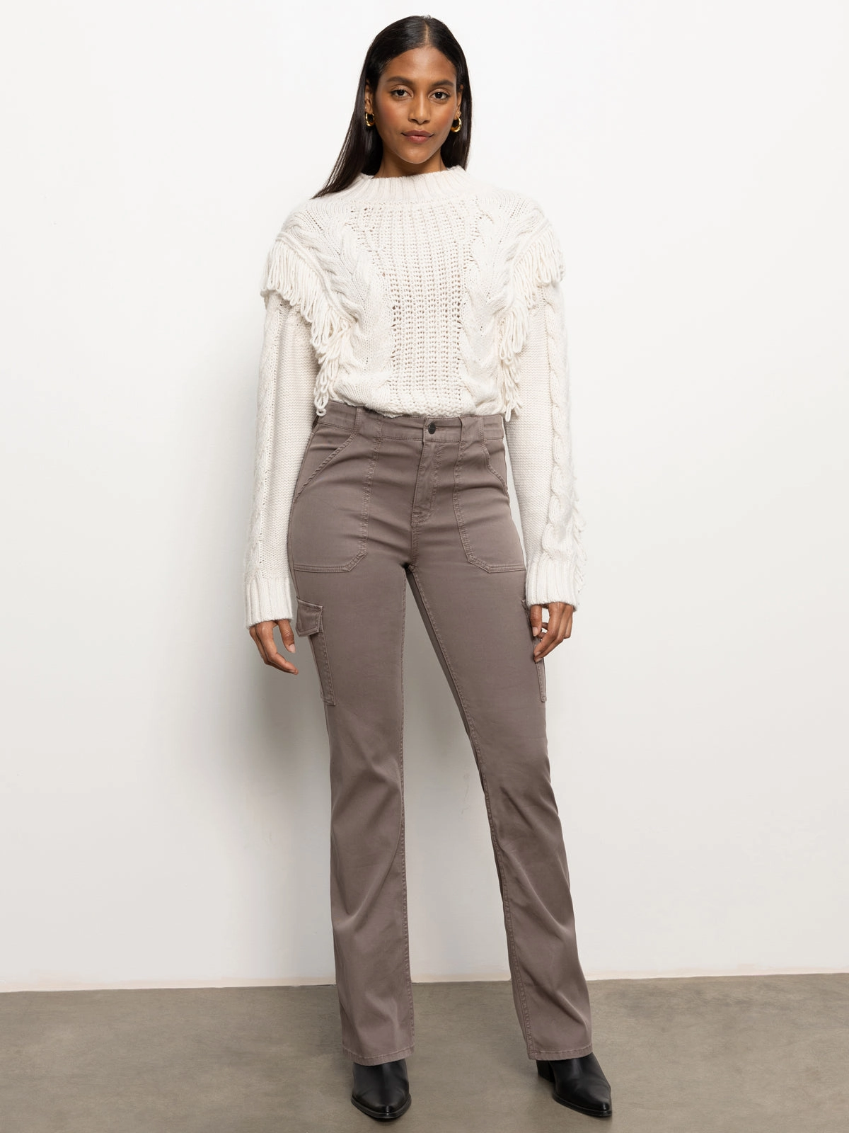 Sculpted Hayden Bootcut Standard Rise Pant Cocoa