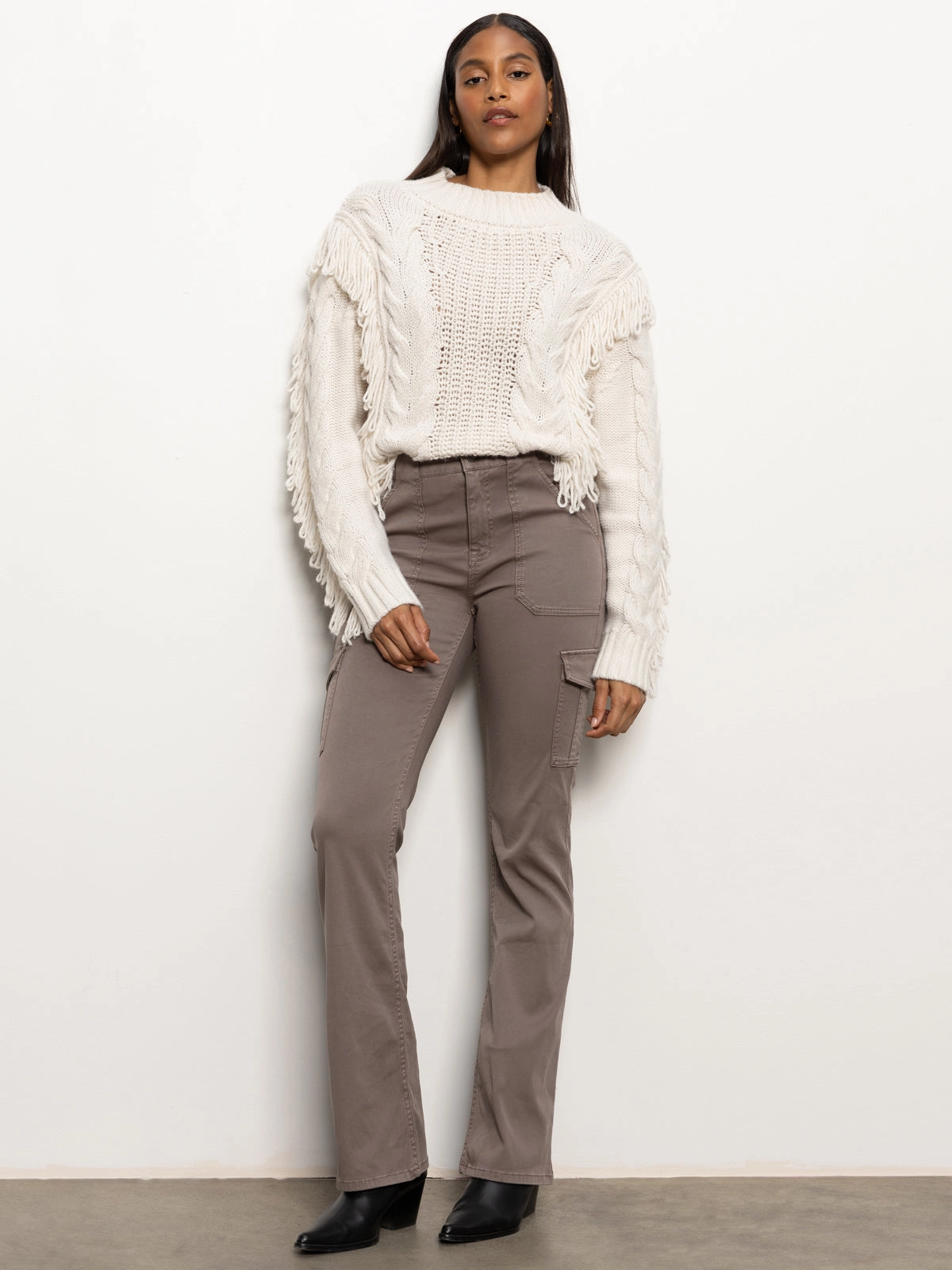 Sculpted Hayden Bootcut Standard Rise Pant Cocoa