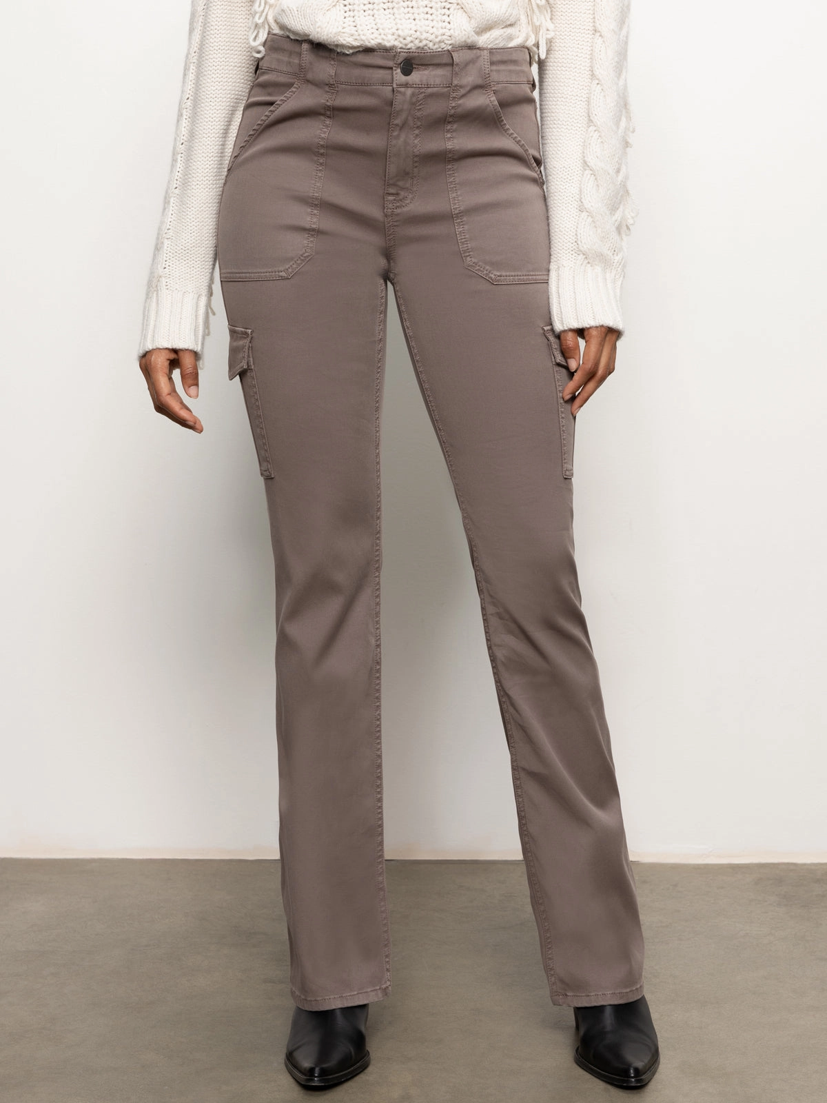Sculpted Hayden Bootcut Standard Rise Pant Cocoa