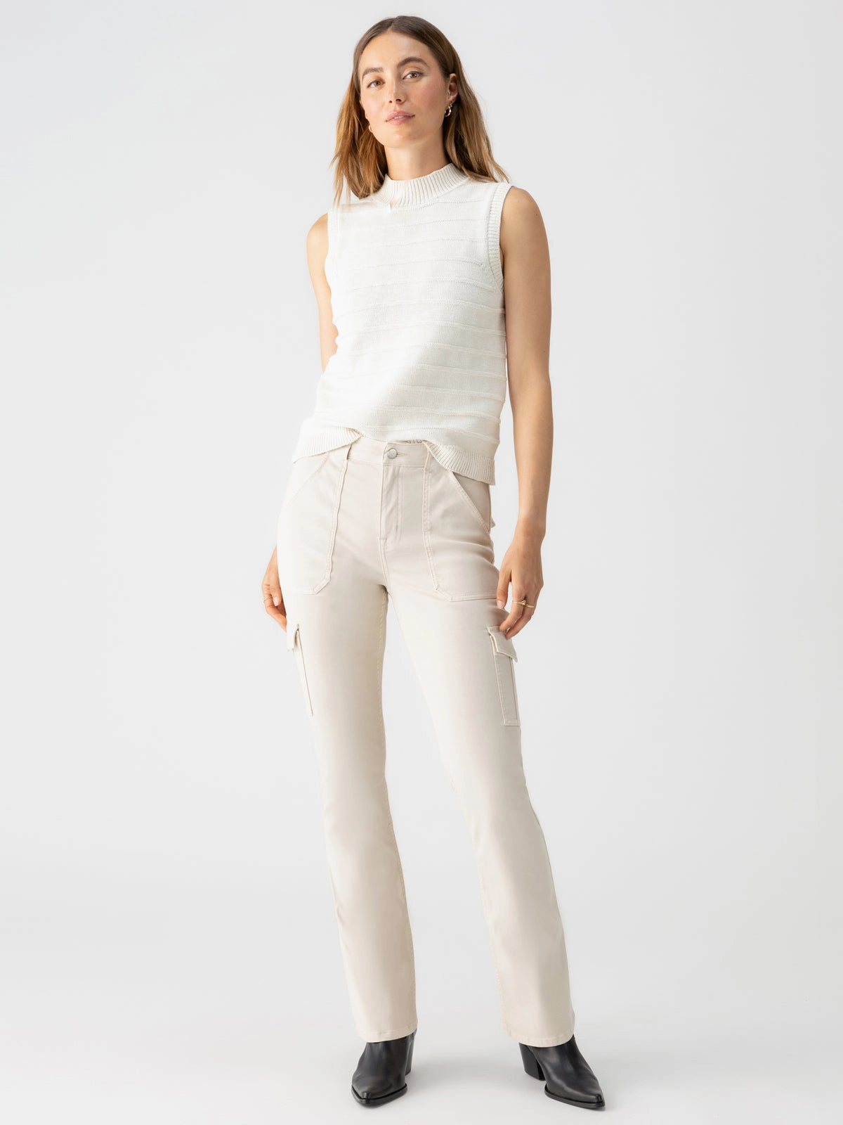 Sculpted Hayden Bootcut Standard Rise Pant Toasted Almond