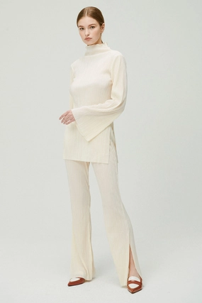 Sia Plisse Tunic Top and Pants Set