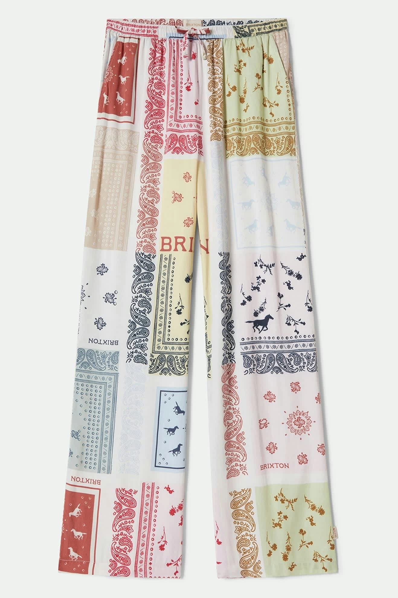 Silky Hudson Lounge Pant - Multi Color Bandana