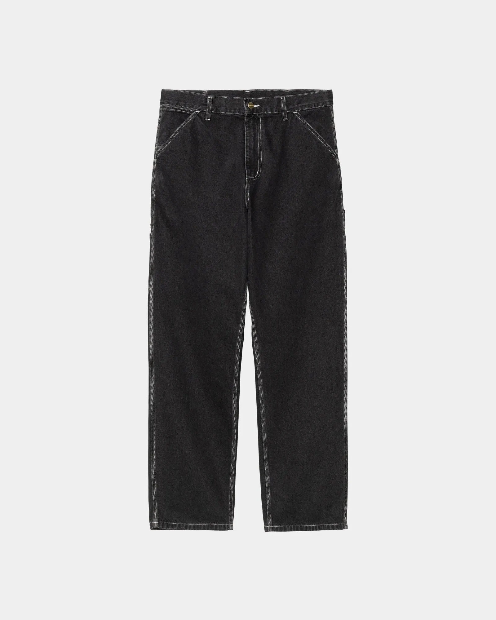 Single Knee Heart Label Pant - Norco Denim | Black (stone washed)