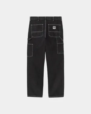 Single Knee Heart Label Pant - Norco Denim | Black (stone washed)