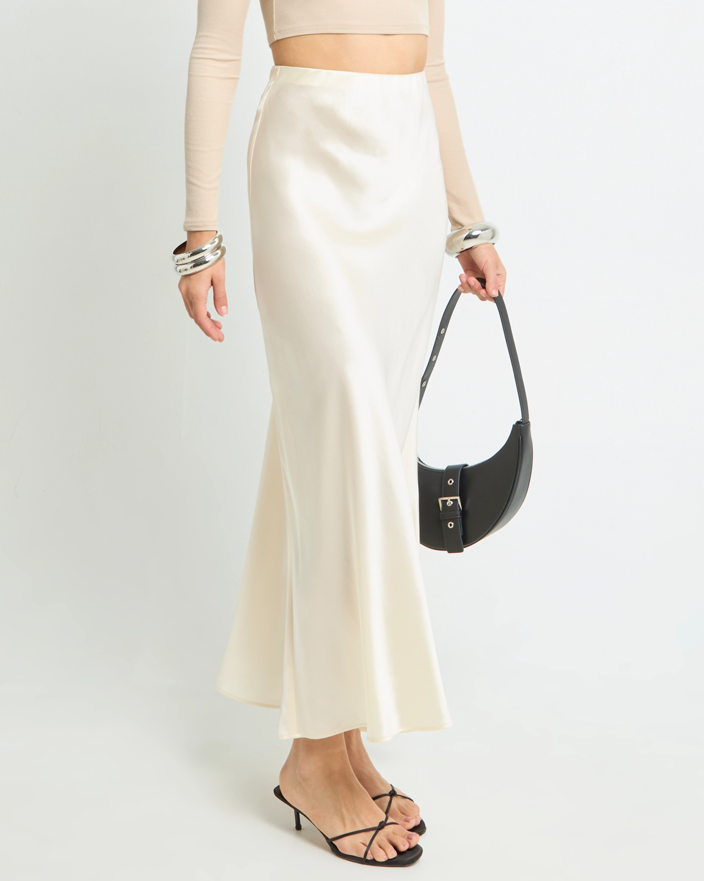 Skylar Silk Maxi Skirt