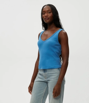 Sloan V Neck Tank - Ocean