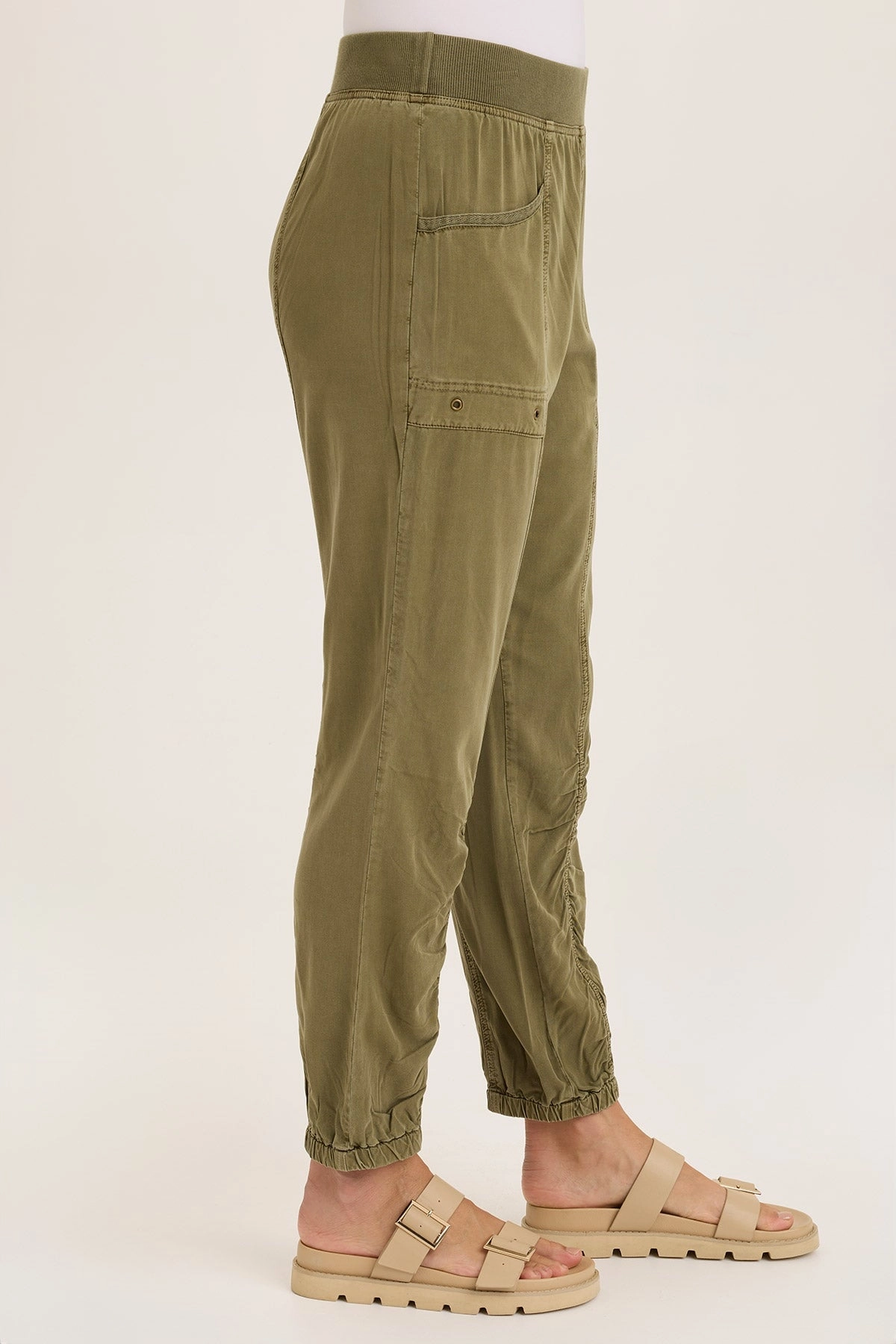 Squire Twill Banded Hem Casual Pant