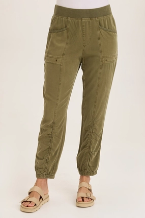 Squire Twill Banded Hem Casual Pant