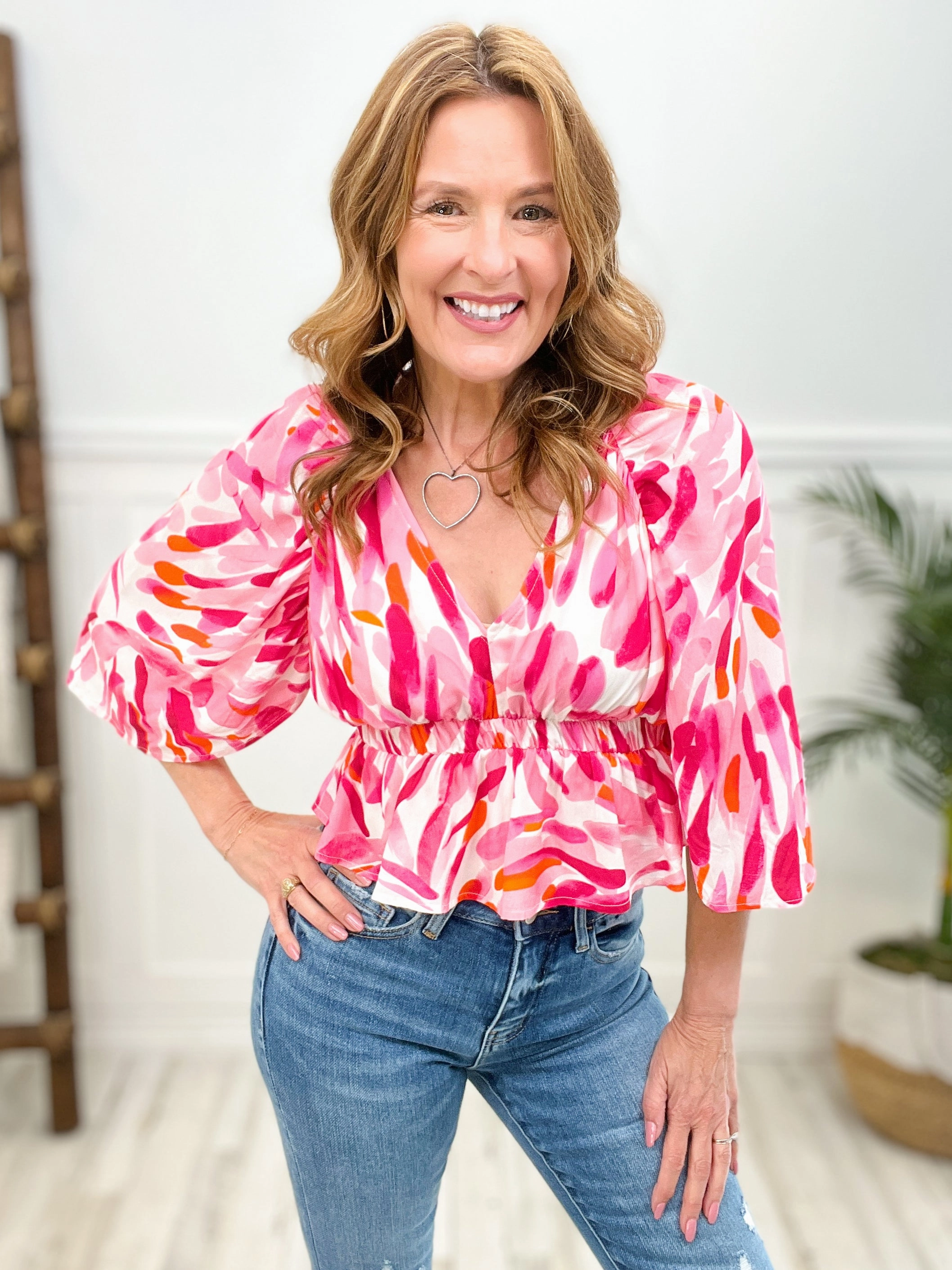 Taking a Trip Peplum Top