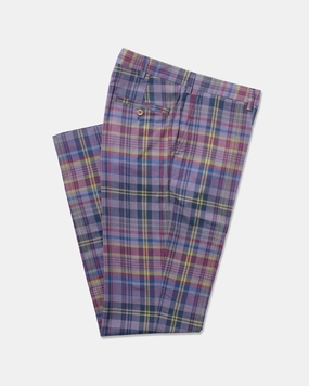 TEA STAINED MADRAS PANTS