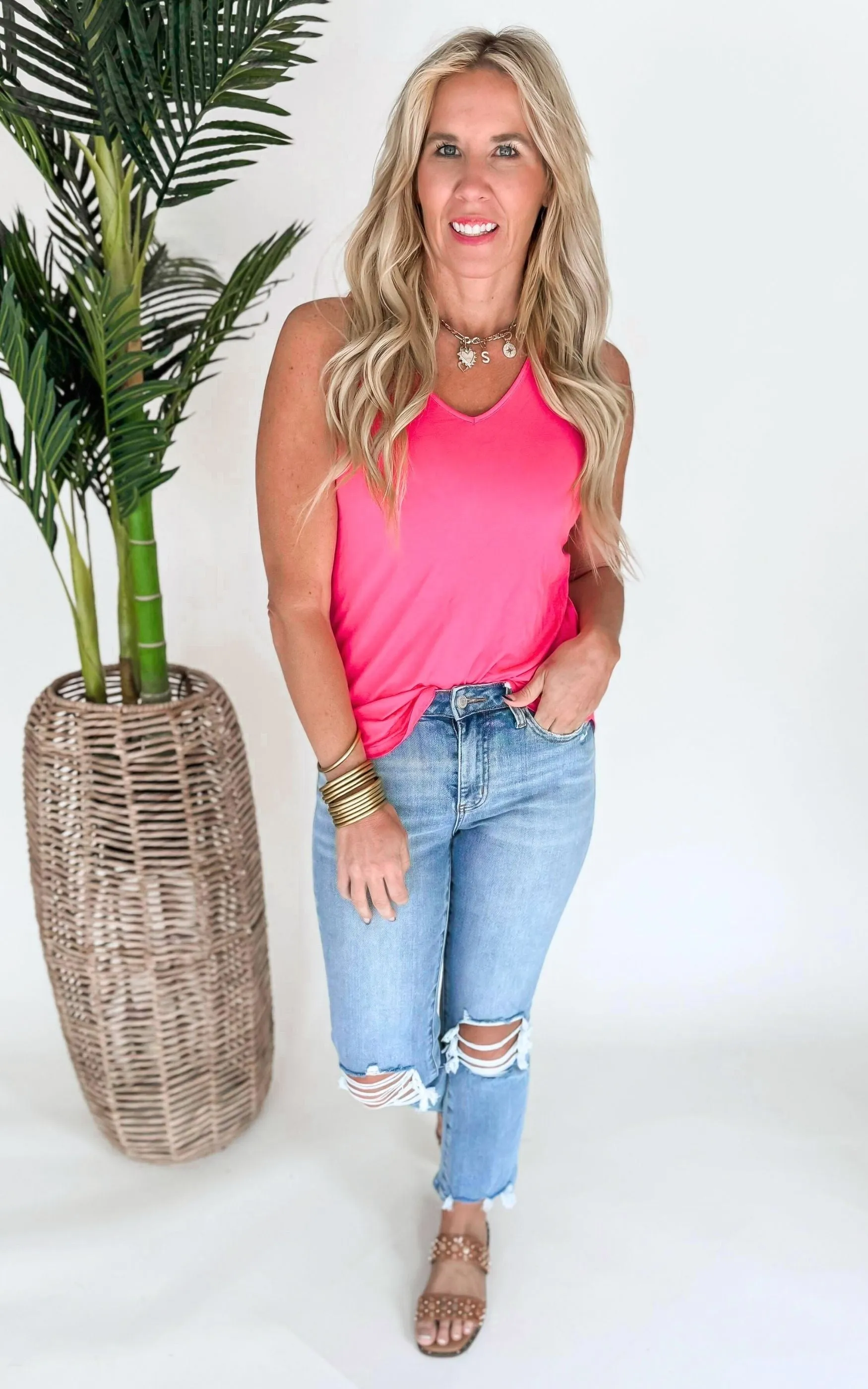The Perfect V Tank Top by Salty Wave