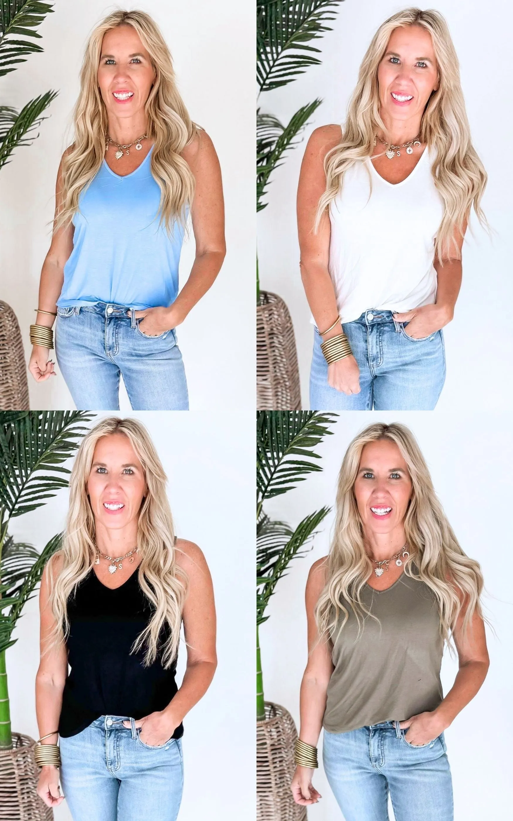 The Perfect V Tank Top by Salty Wave