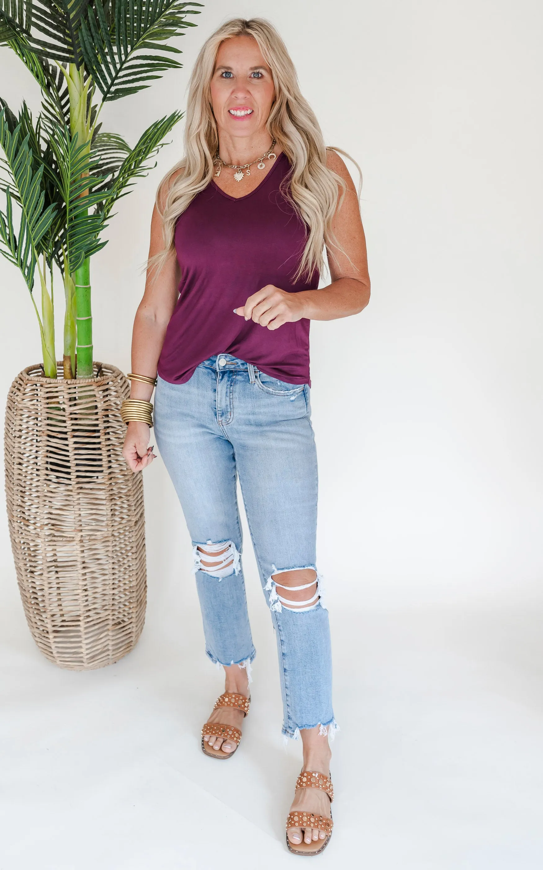 The Perfect V Tank Top by Salty Wave