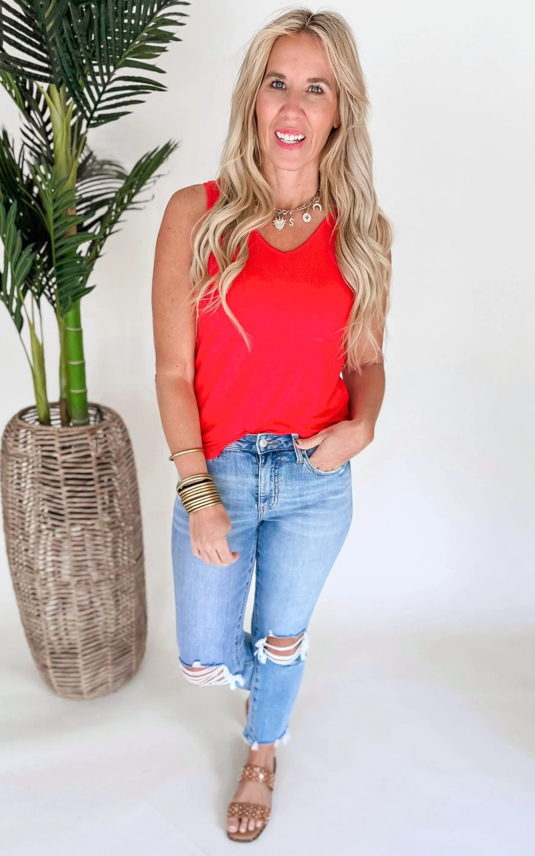 The Perfect V Tank Top by Salty Wave