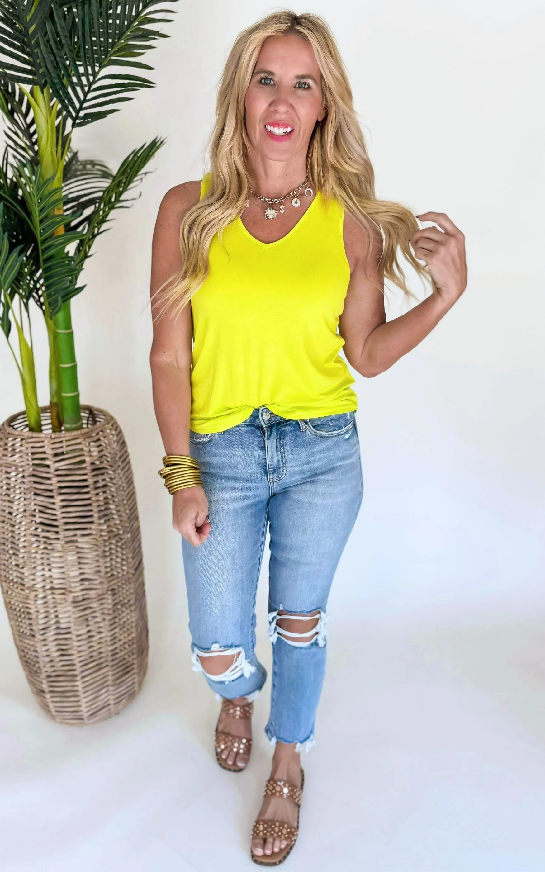 The Perfect V Tank Top by Salty Wave