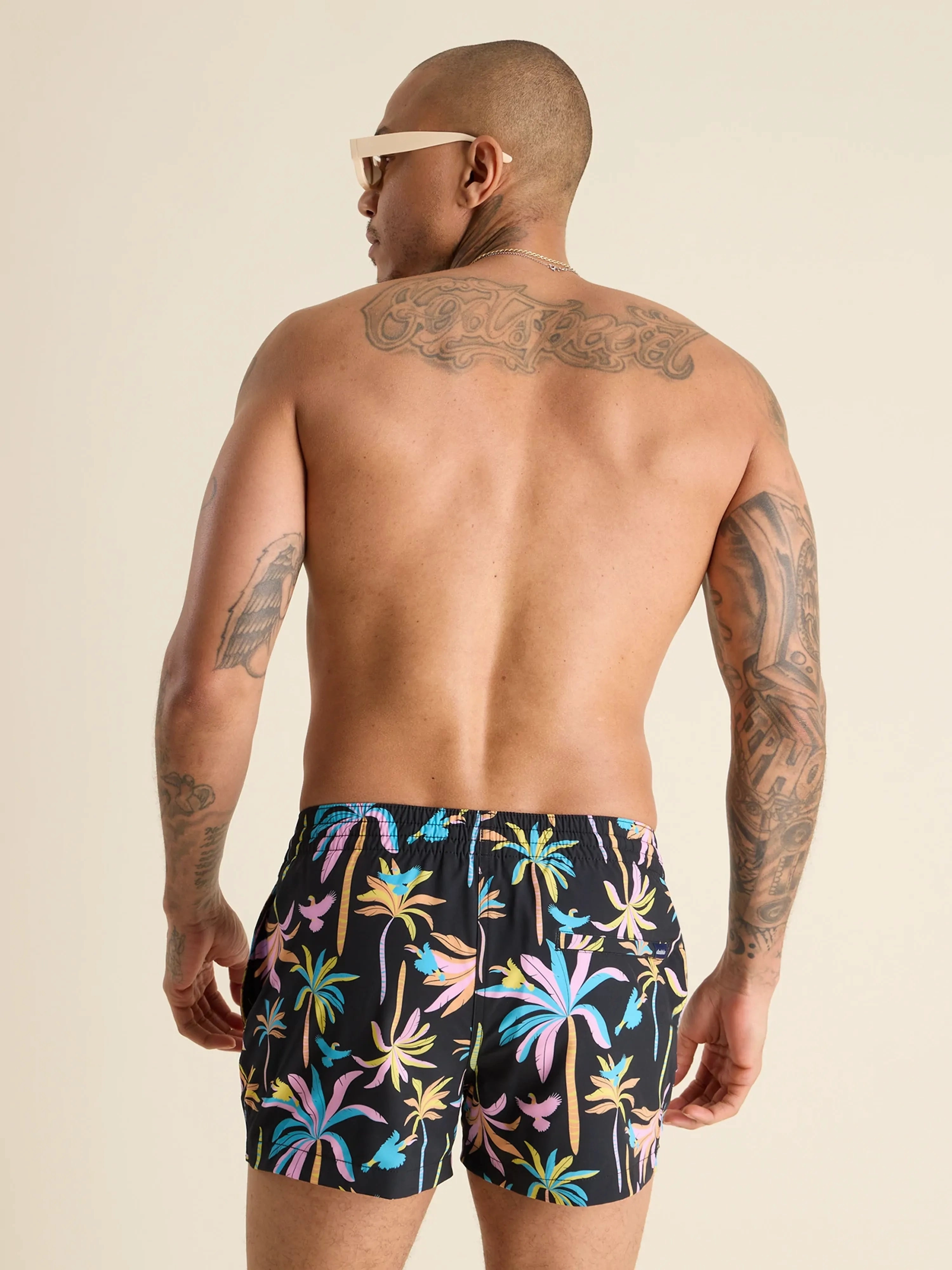 The Black Light Nights 4" (Classic Swim Trunk)