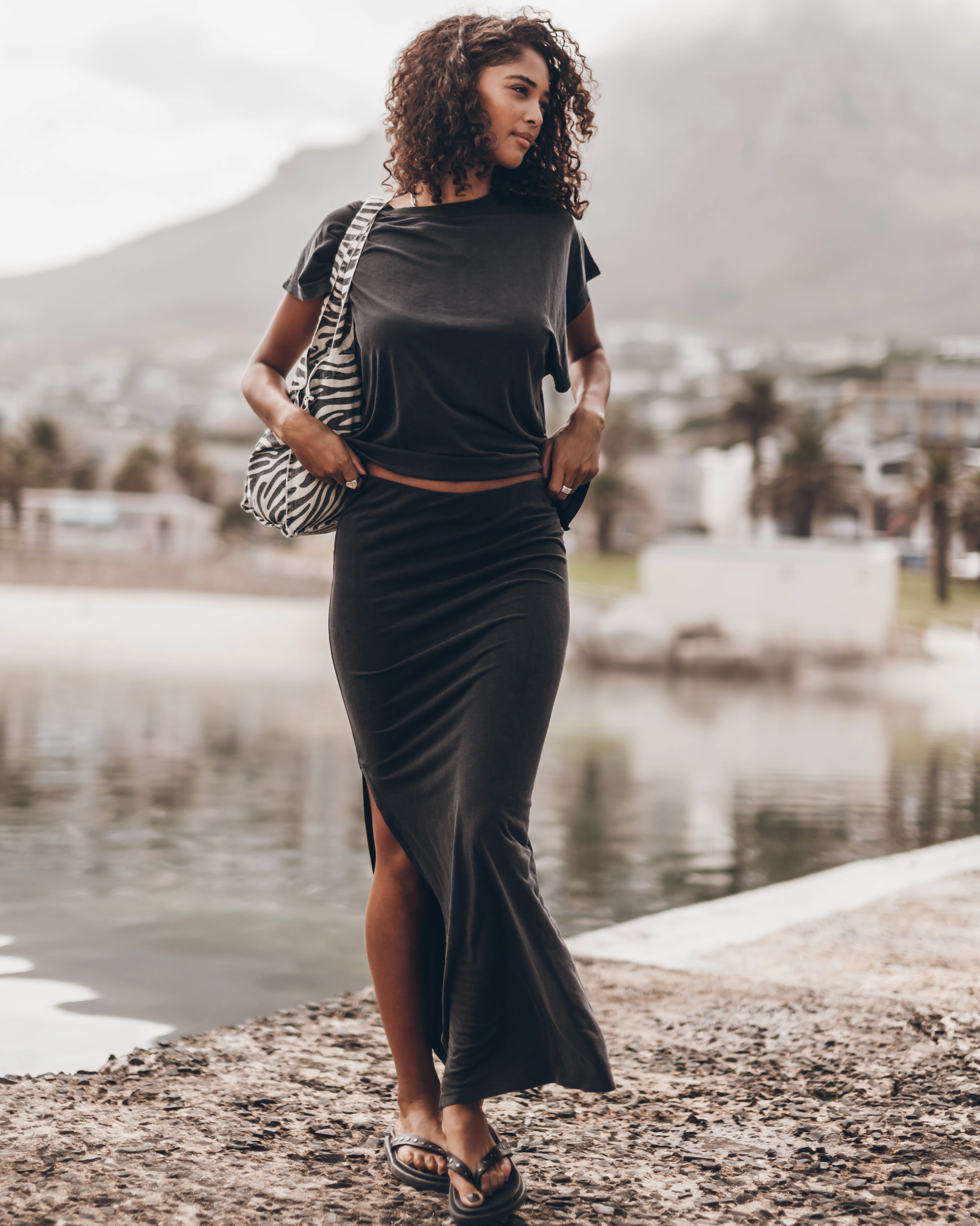 The Dark Long Skirt