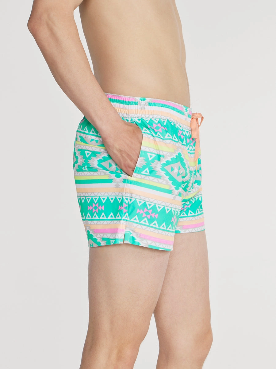 The En Fuegos 4"  (Classic Swim Trunk)
