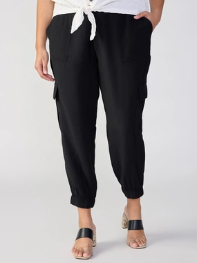 The Harmony Semi High Rise Pant Black Extended Sizing