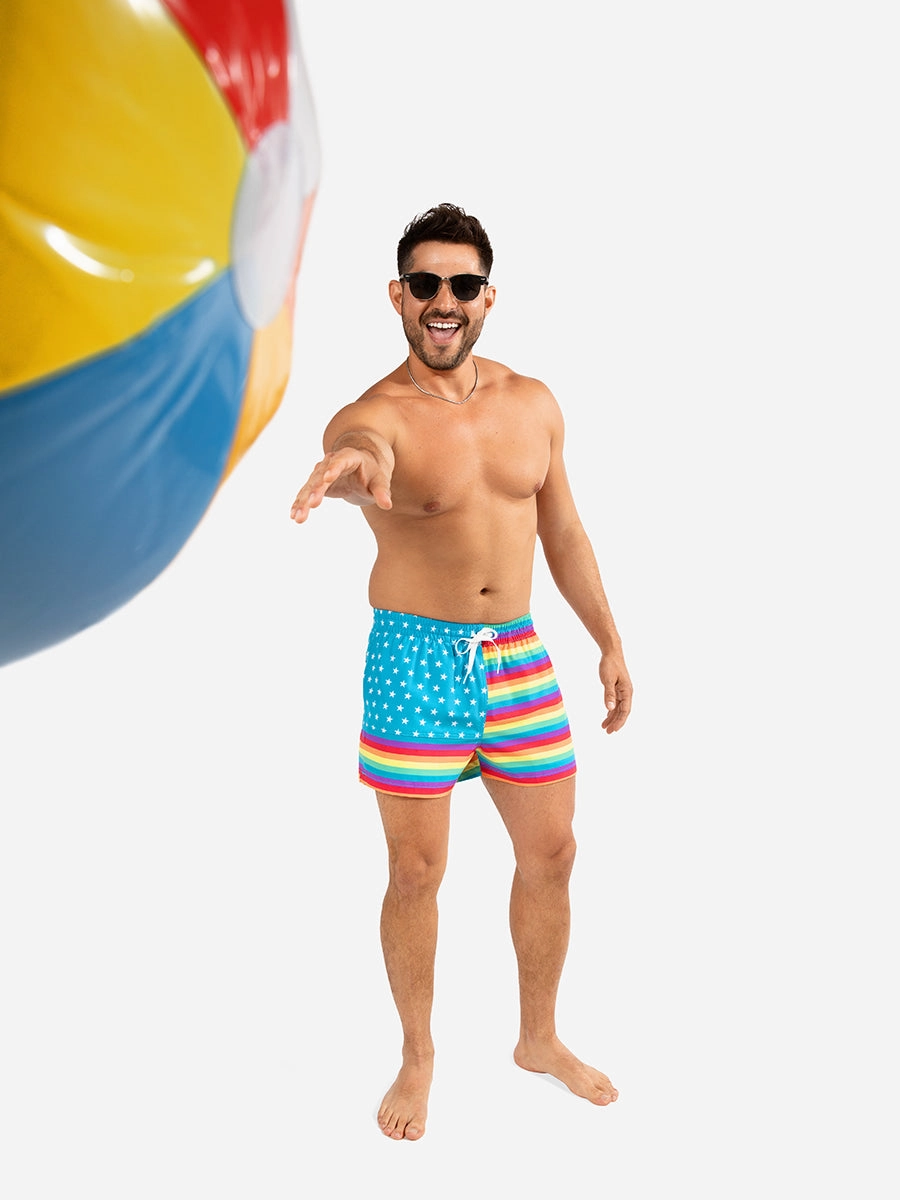 The Love Is Loves 4" (Classic Swim Trunk)