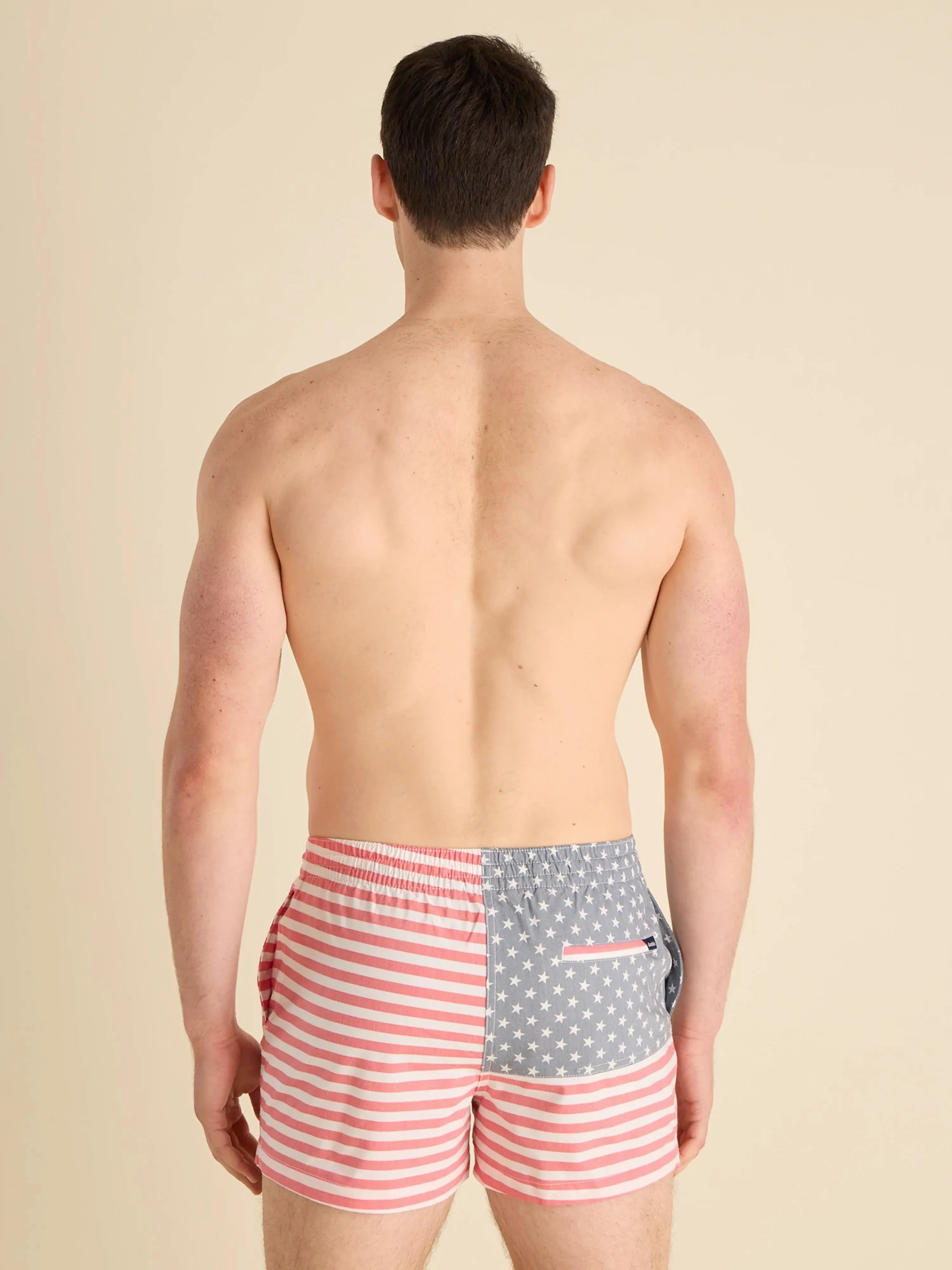 The Mericas 4" (Faded Classic Lined Swim Trunk)