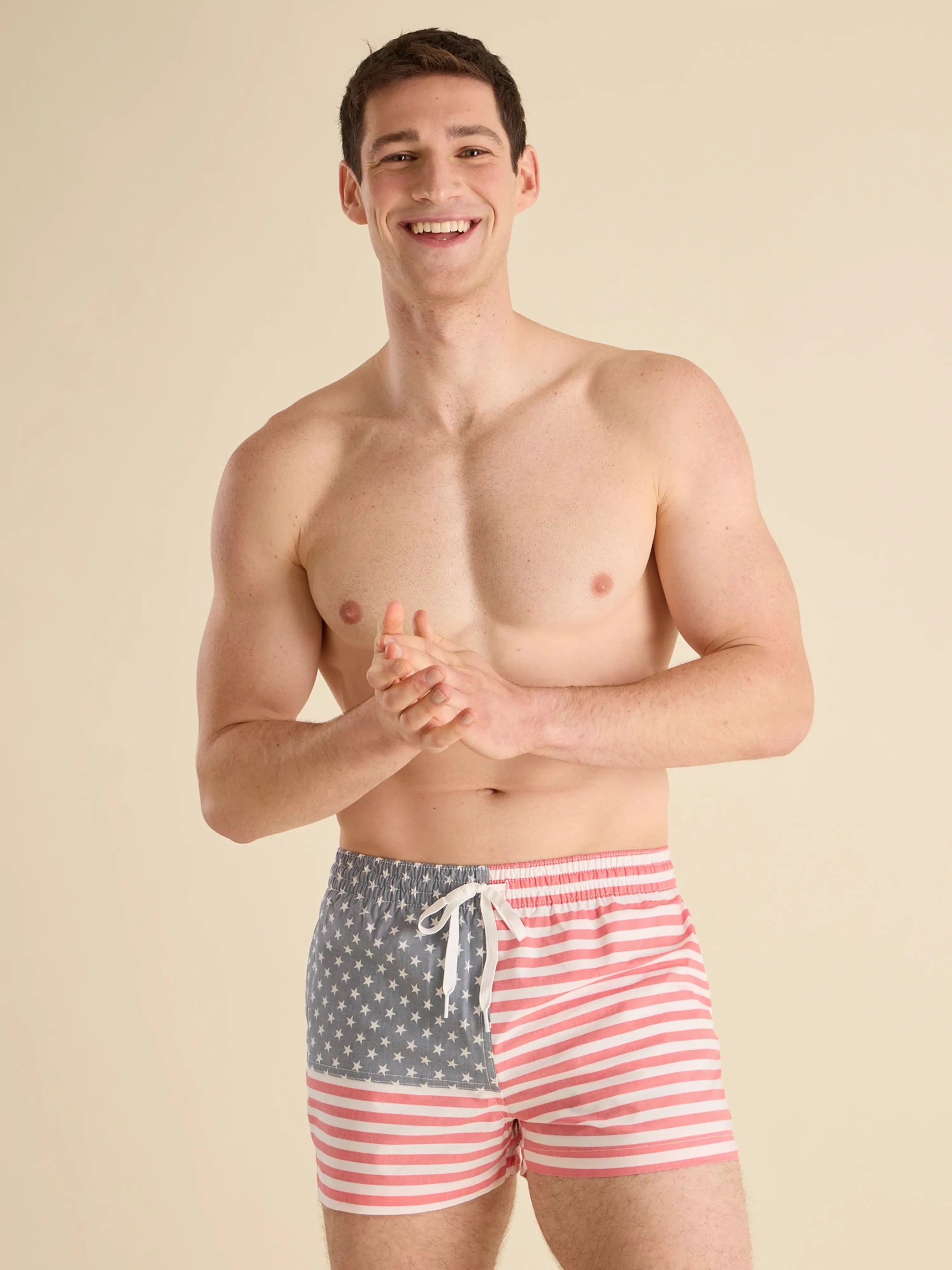 The Mericas 4" (Faded Classic Lined Swim Trunk)