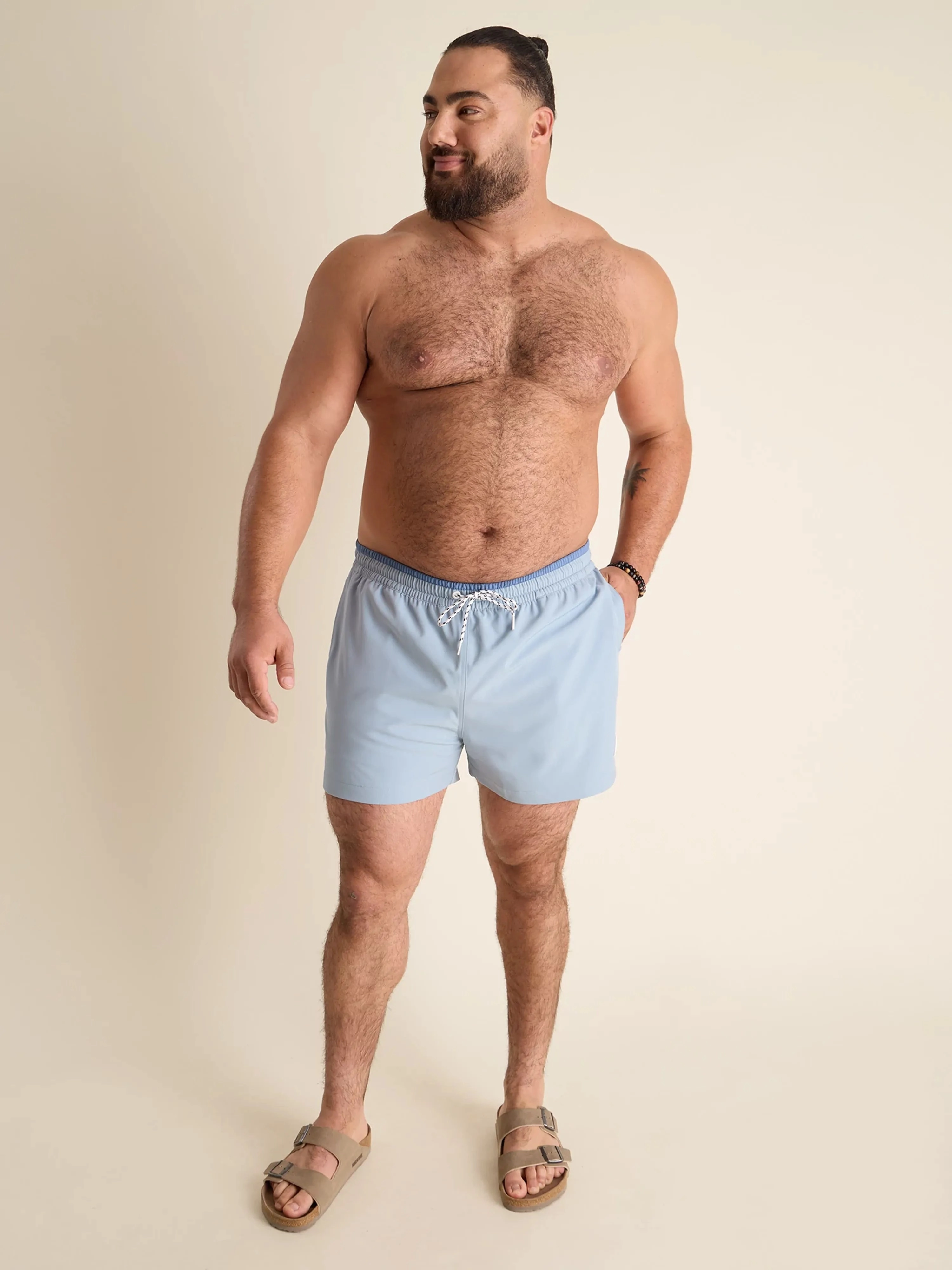 The Misty Breezes 4" (Classic Lined Swim Trunk)