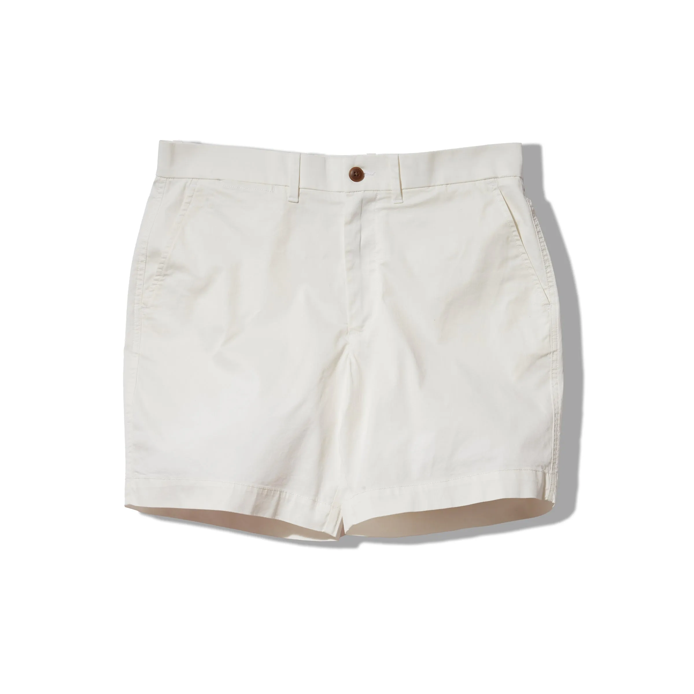 Thompson Flex Stretch Shorts  7"- White