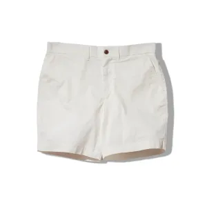 Thompson Flex Stretch Shorts  7"- White