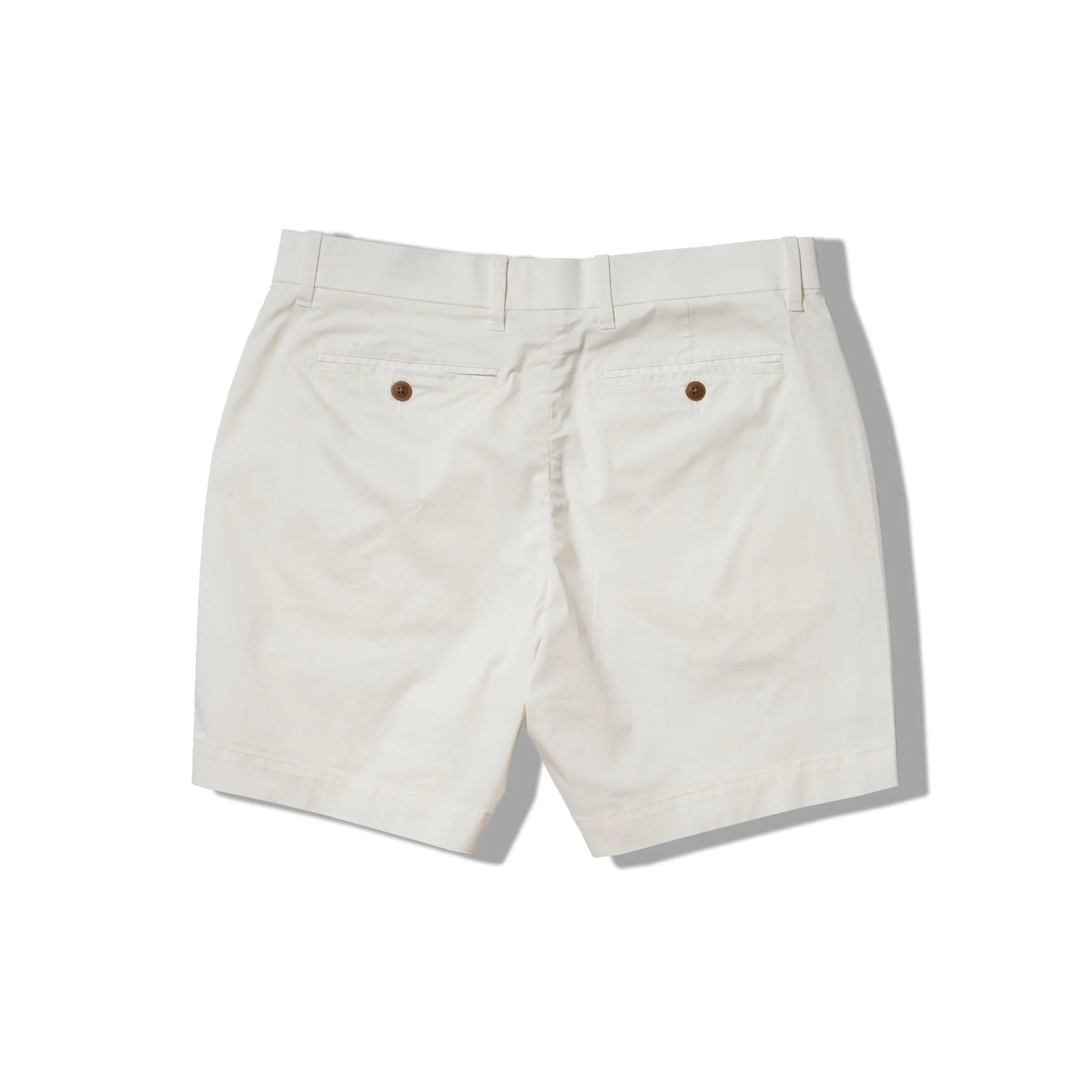 Thompson Flex Stretch Shorts  7"- White