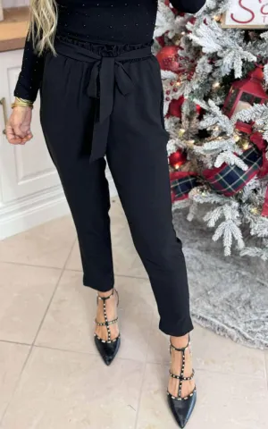 Totally Worth It High Waisted Solid Woven Pant - Final Sale**